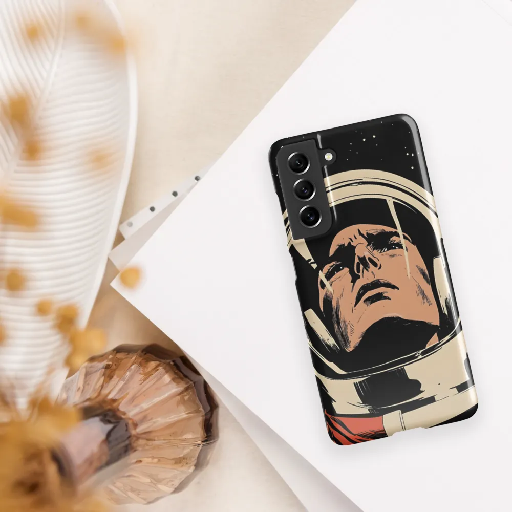 Gaze of the Astronaut | Phone Case |  S21 FE | Snap Case | Glossy