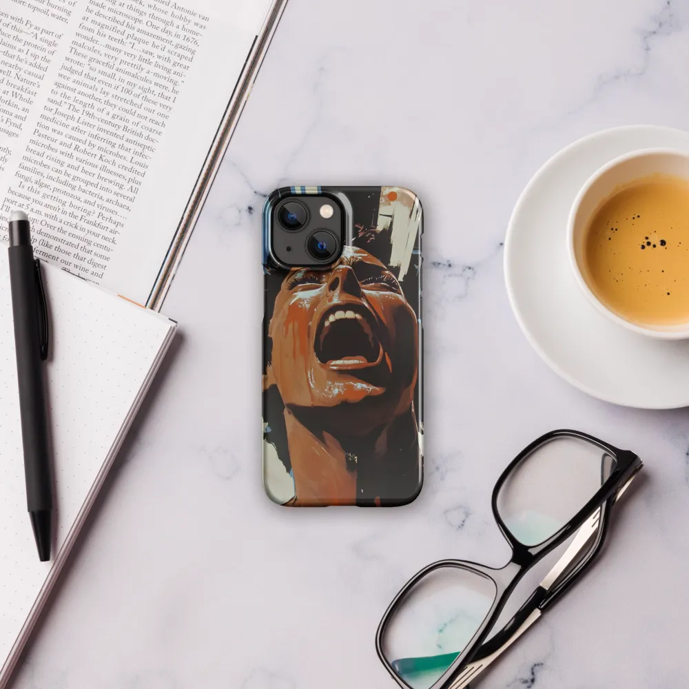 Raw Emotion: The Anguish Within | Phone Case |  13 Mini | Snap Case | Glossy