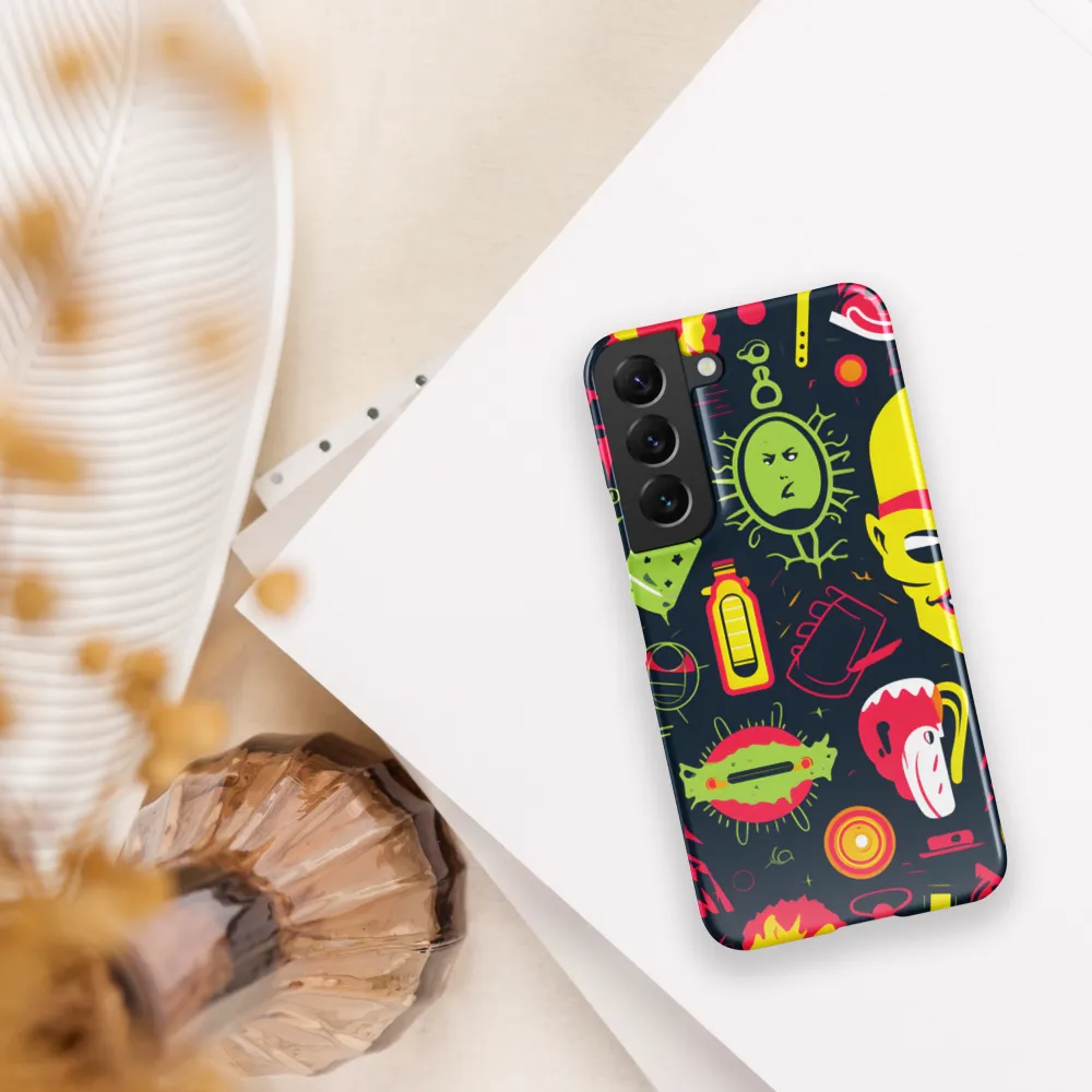 Neon Revelry: A Quirky Exploration of Modern Pop Art