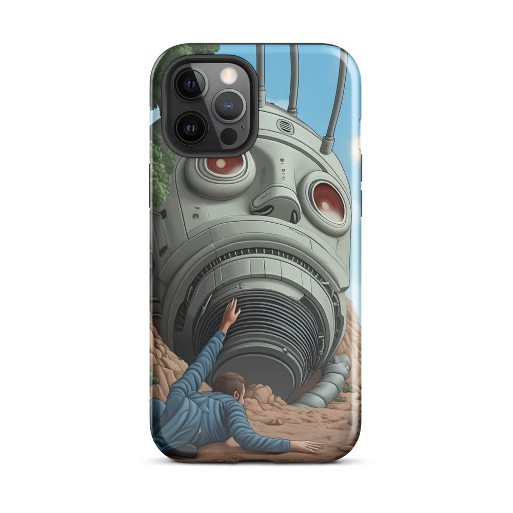 The Descent into Technological Abyss | Phone Case |  12 Pro Max | Tough Case | Glossy