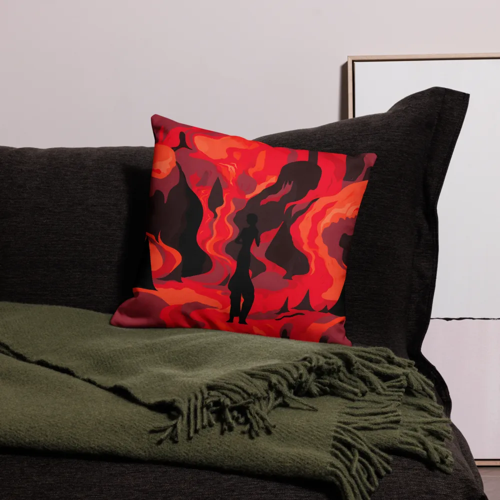 Inferno's Embrace | Pillow | 18″×18″