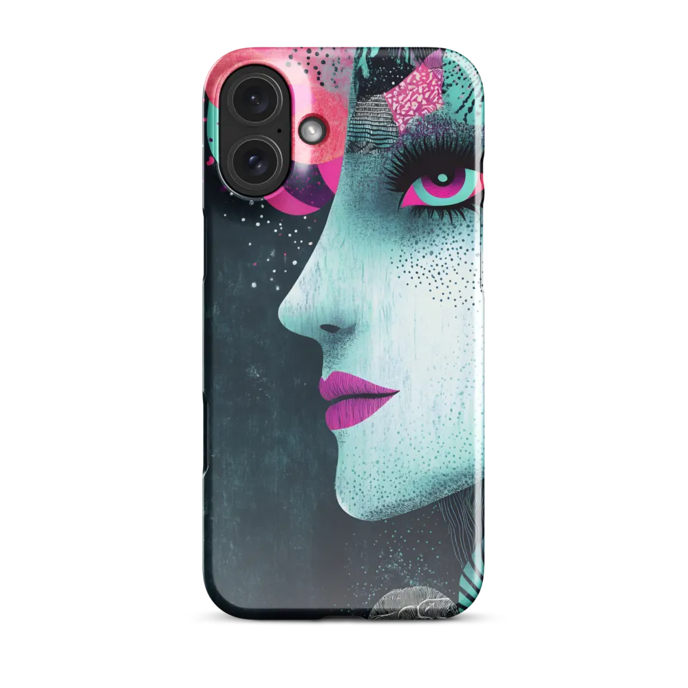 Mystical Beauty in Blue and Pink | Phone Case |  16 Plus | Snap Case | Glossy