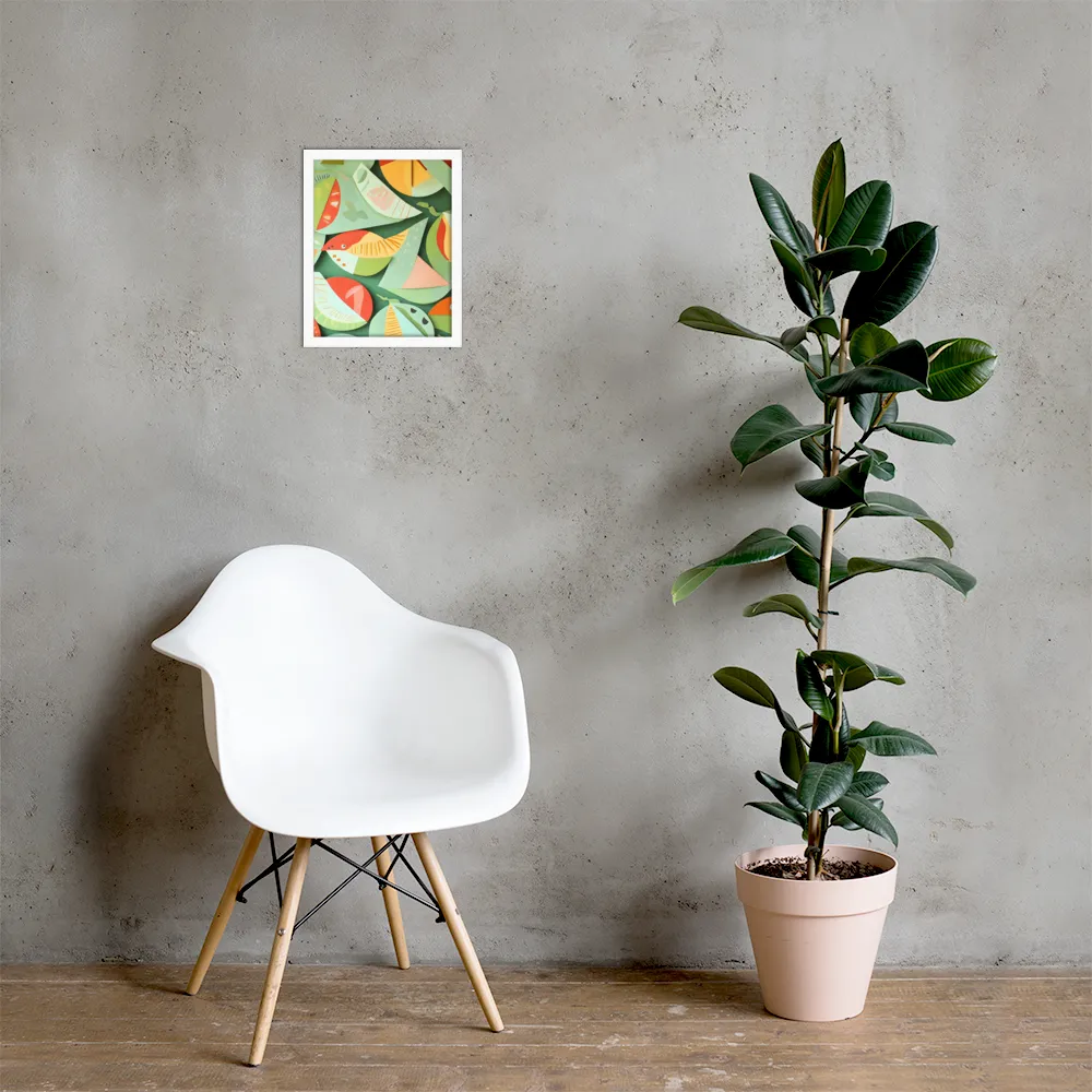 Nature's Palette | Poster with White Frame | 11″×14″