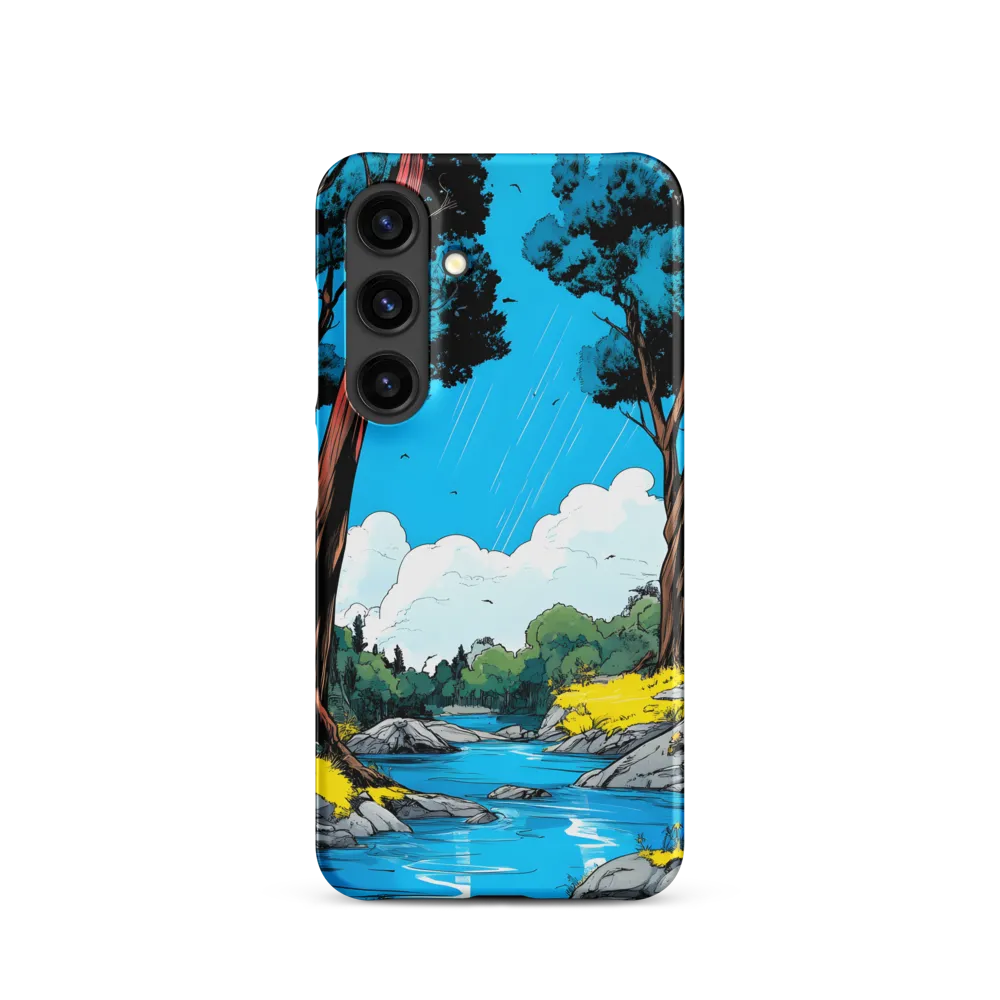 Tranquil River in a Comic Landscape