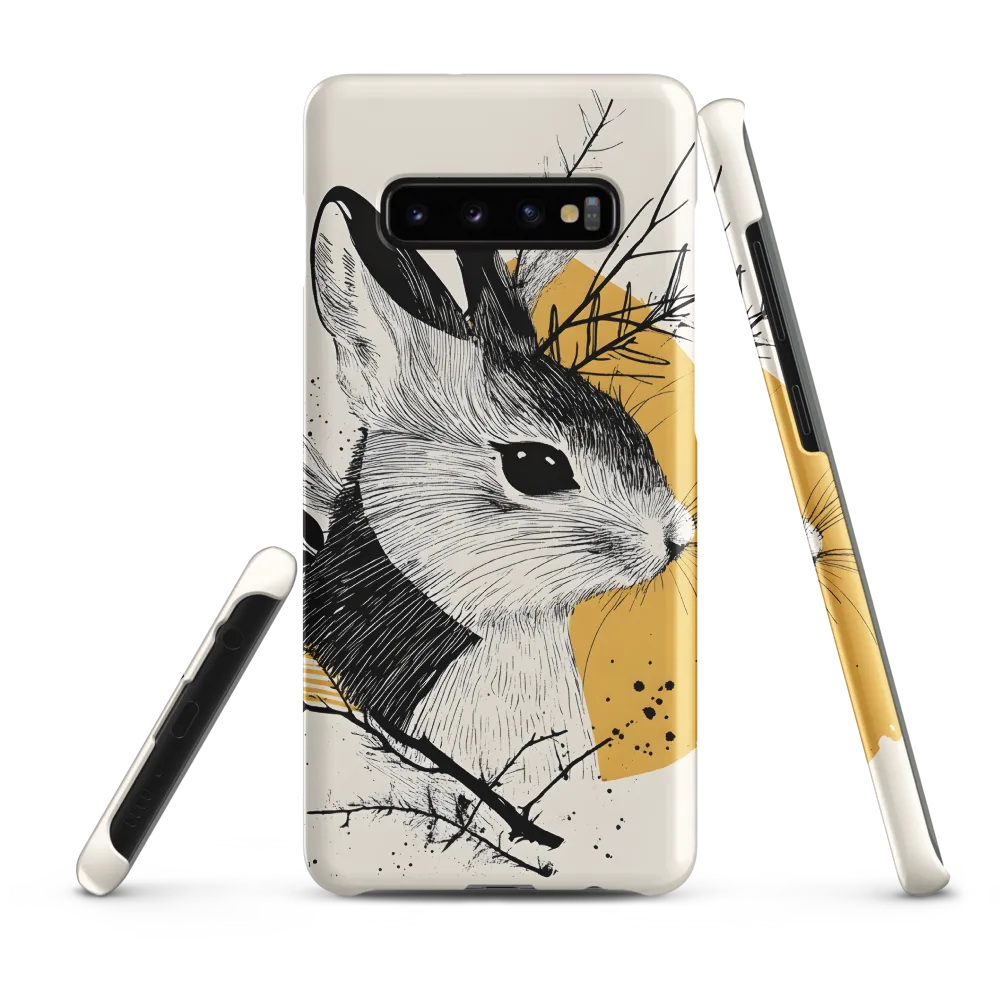 Ethereal Rabbit: A Study in Line Art