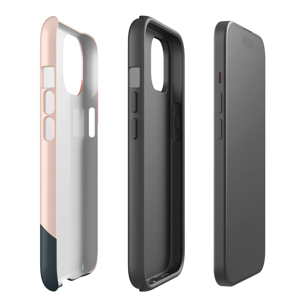 Contemplative Portrait in Minimalism | Phone Case |  15 | Tough Case | Matte