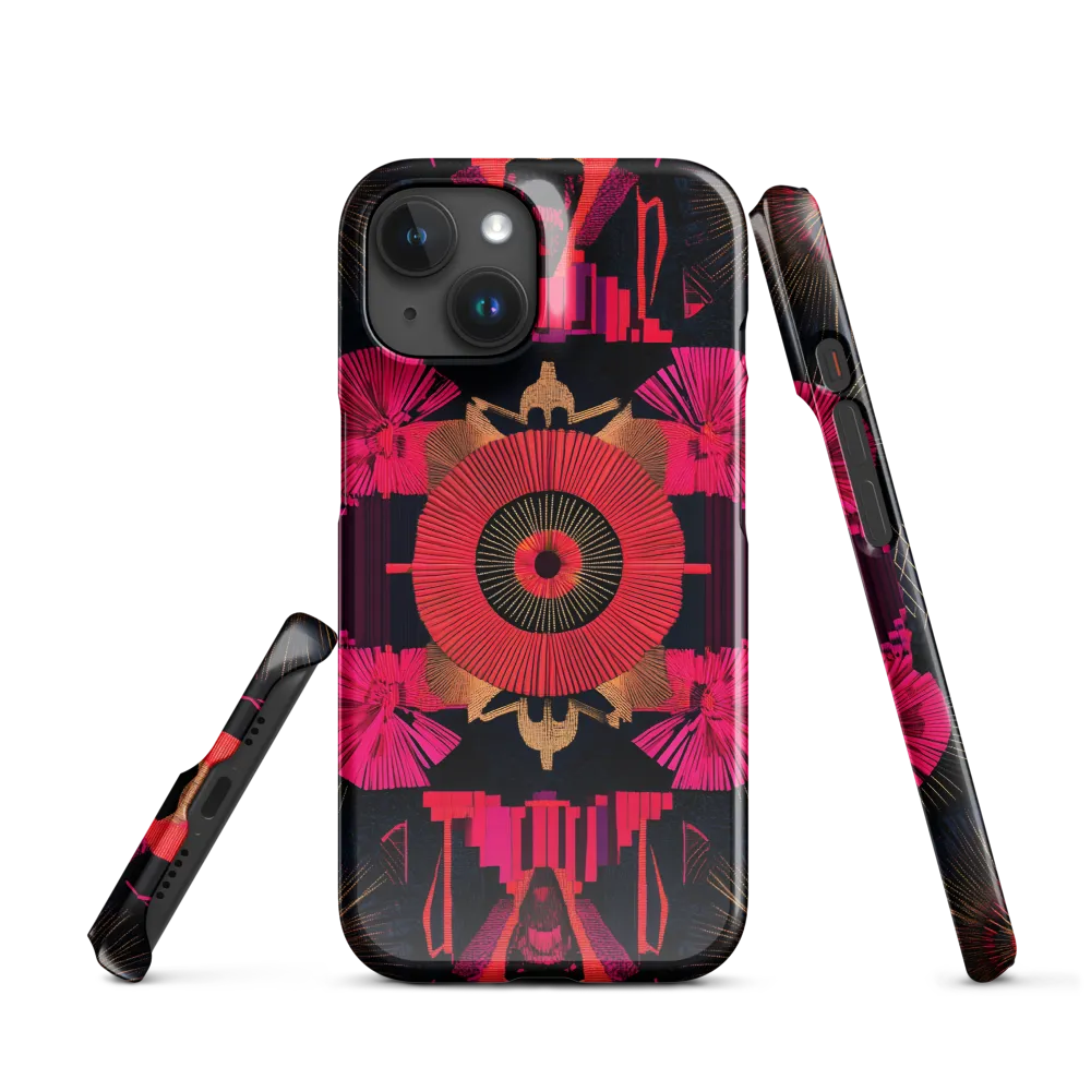 Dynamic Geometric Symphony | Phone Case |  15 | Snap Case | Glossy