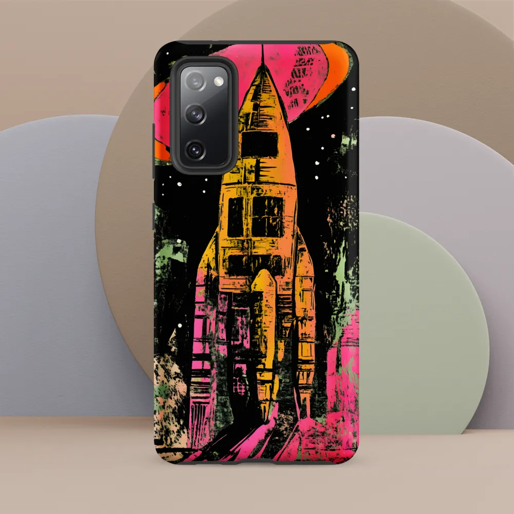 Cosmic Voyage: A Surreal Rocket Adventure