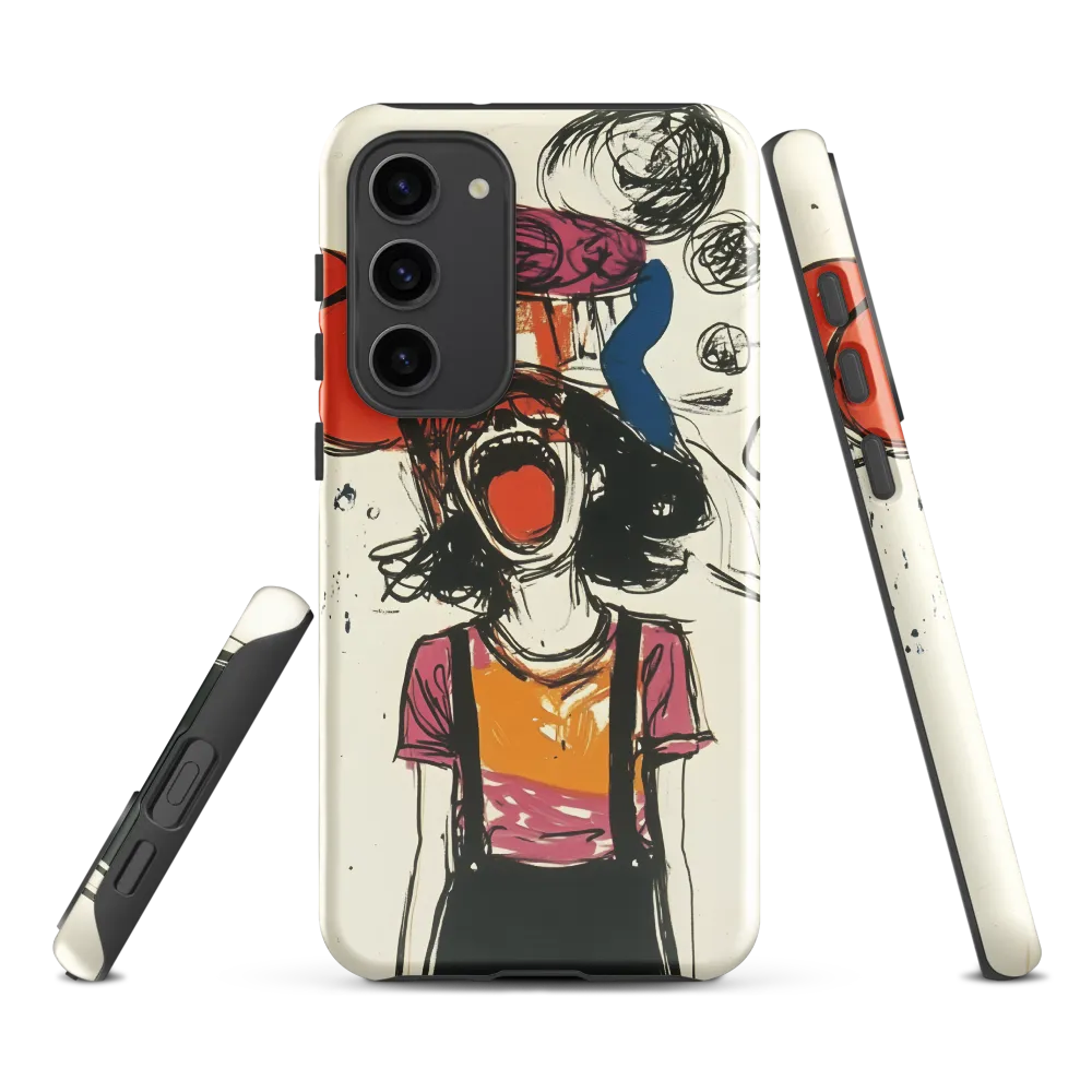 Echoes of Anguish | Phone Case |  S23 Plus | Tough Case | Glossy