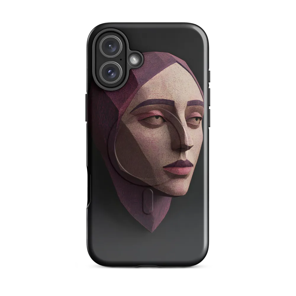 Geometric Elegance: A Contemporary Portrait