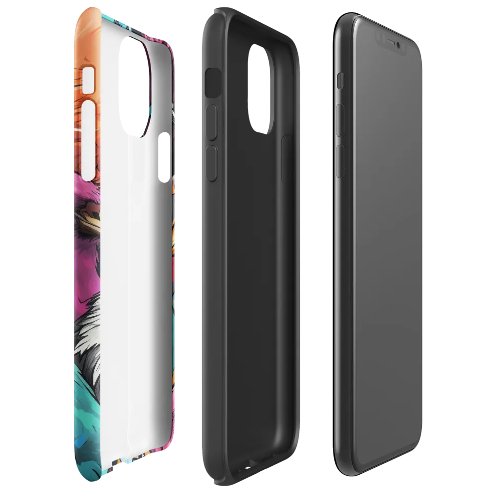 Avian Vortex: A Celebration of Color and Form | Phone Case |  11 Pro Max | Tough Case | Glossy