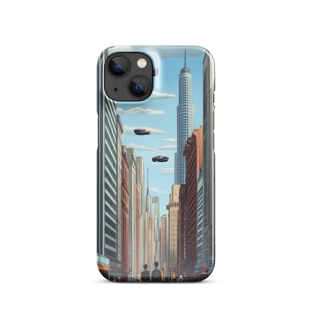 Futuristic Stroll through the Urban Skyline