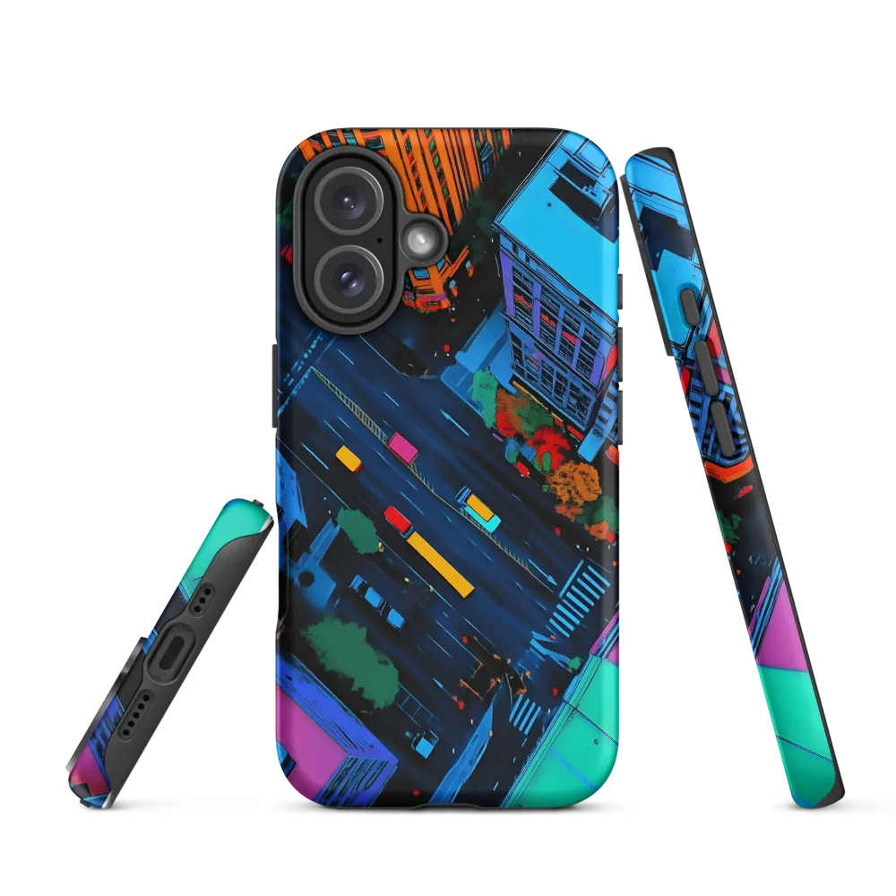 Neon Urban Dreamscape | Phone Case |  16 | Tough Case | Matte