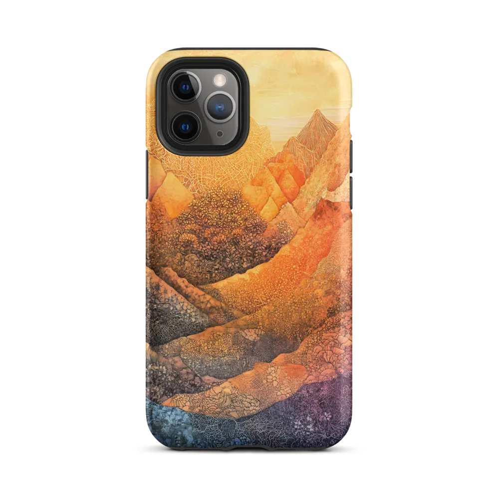 Serene Peaks of Color