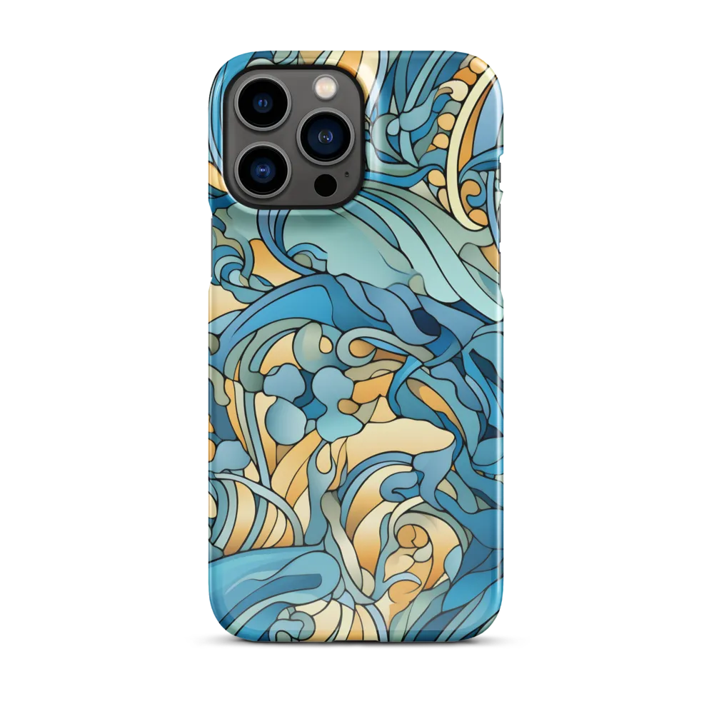 Dancing Waves of the Ocean | Phone Case |  13 Pro Max | Snap Case | Glossy
