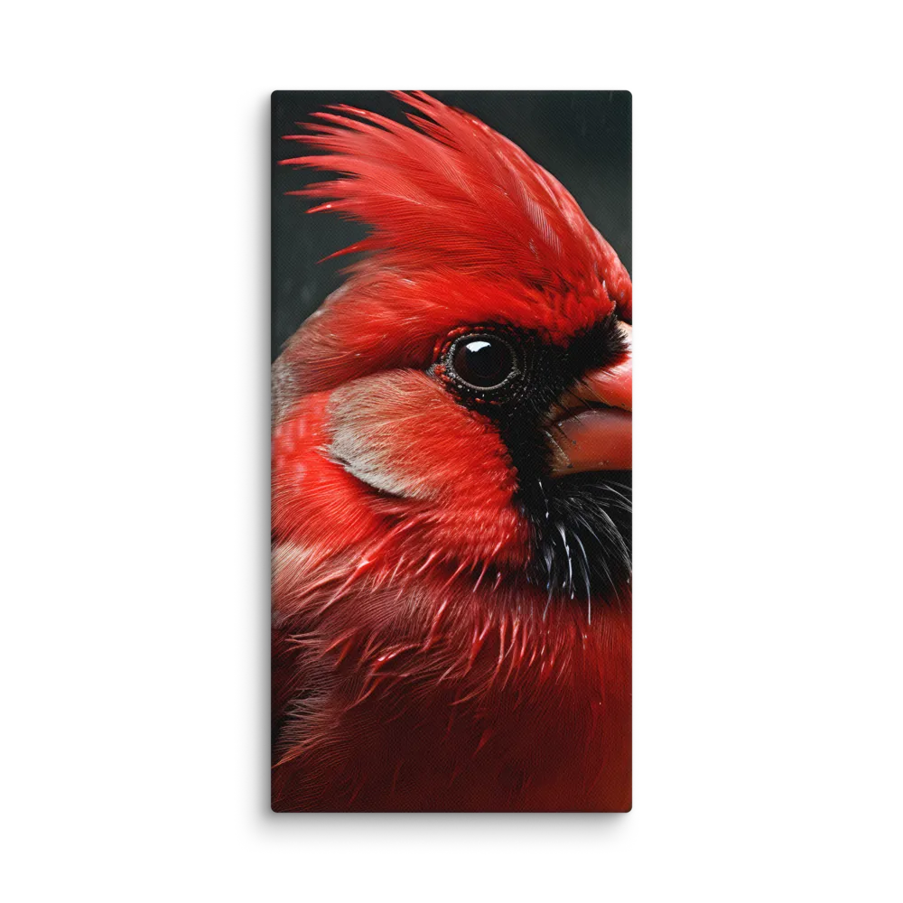 The Bold Cardinal | Canvas | 10″×20″