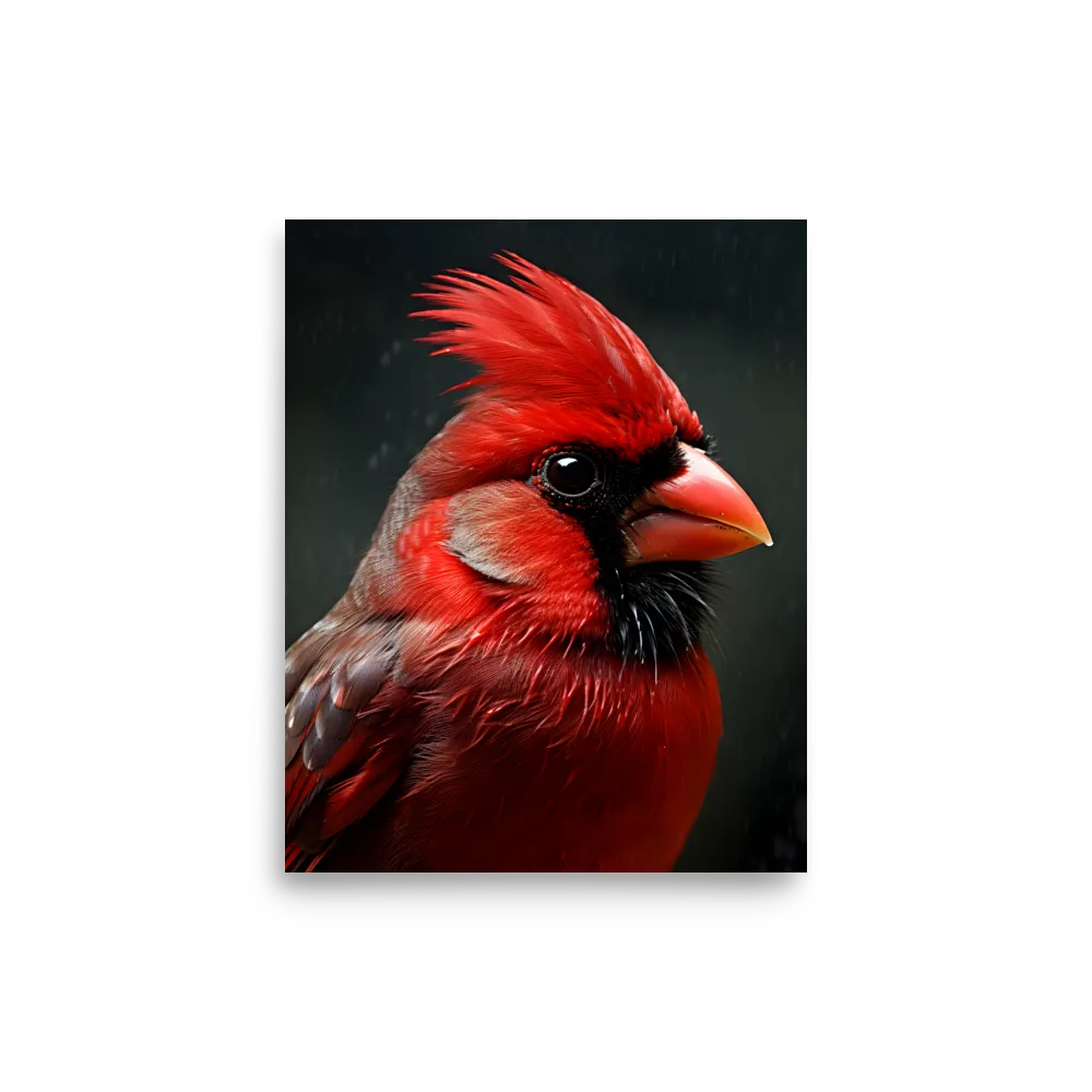 The Bold Cardinal | Poster | 8″×10″