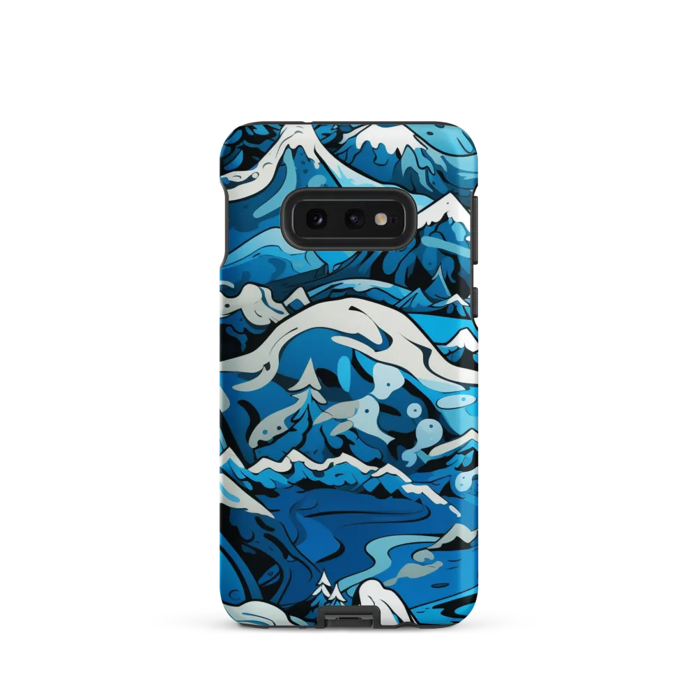 Frozen Harmony: A Blue Mountain Odyssey