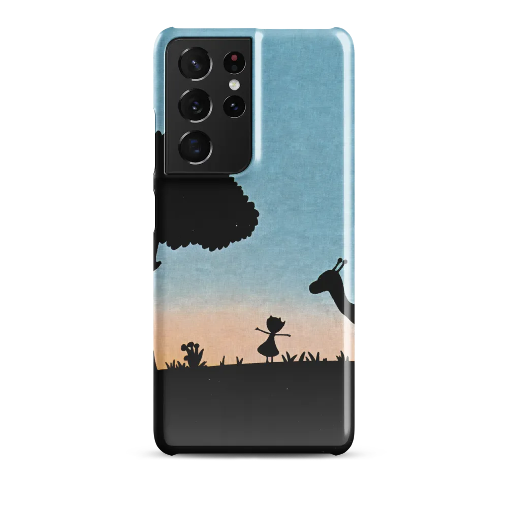 Curiosity in the Silhouette | Phone Case |  S21 Ultra | Snap Case | Glossy