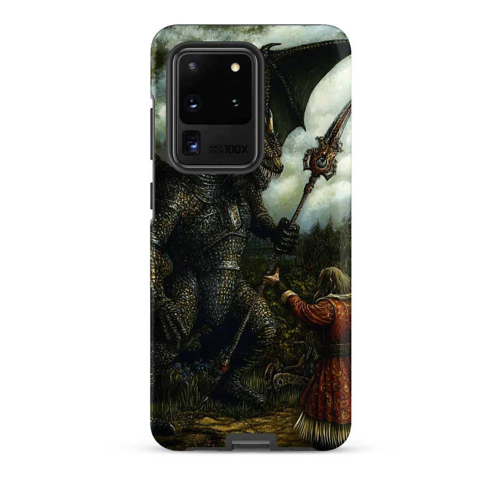 The Confrontation: Dragon vs. Wizard | Phone Case |  S20 Ultra | Tough Case | Matte