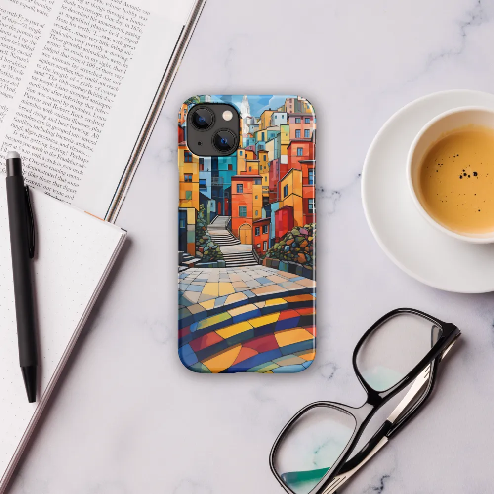 Vibrant Village: A Cubist Journey