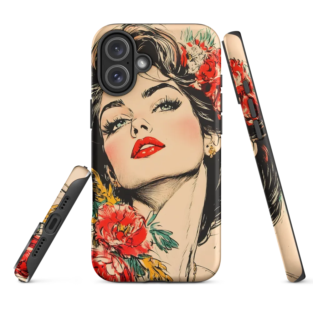 Radiance in Red: A Portrait of Elegance