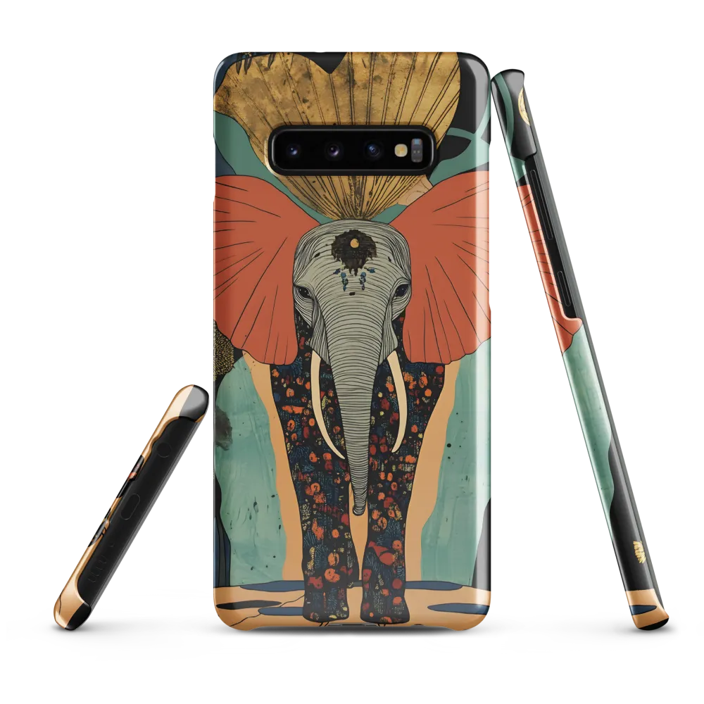 Whimsical Majesty: The Elephant of Dreams | Phone Case |  S10 Plus | Snap Case | Glossy