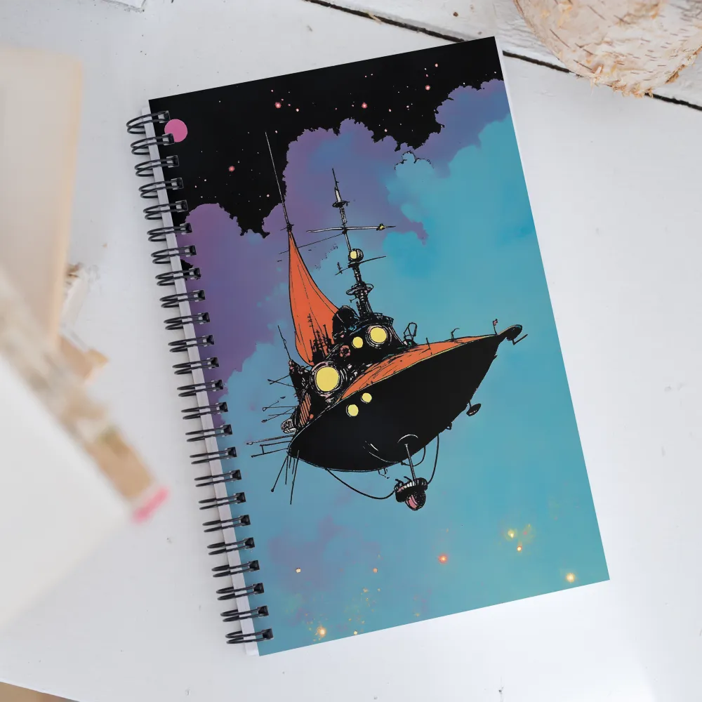 Cosmic Voyage | Spiral Notebook