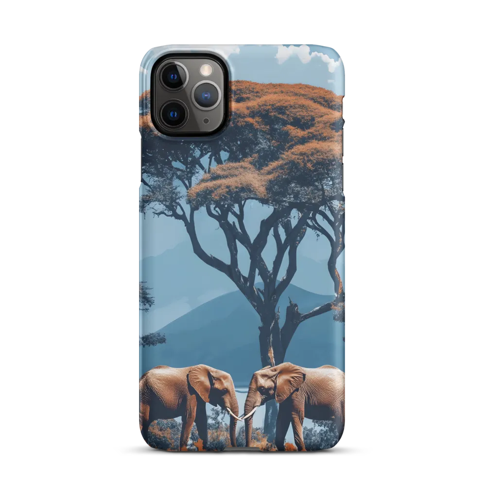 Elephants Amidst Serenity