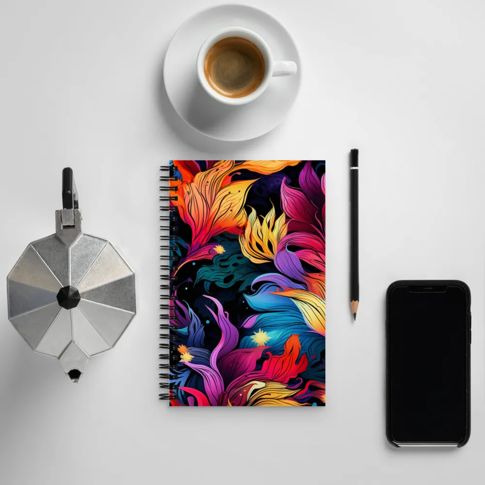 Floral Symphony | Spiral Notebook