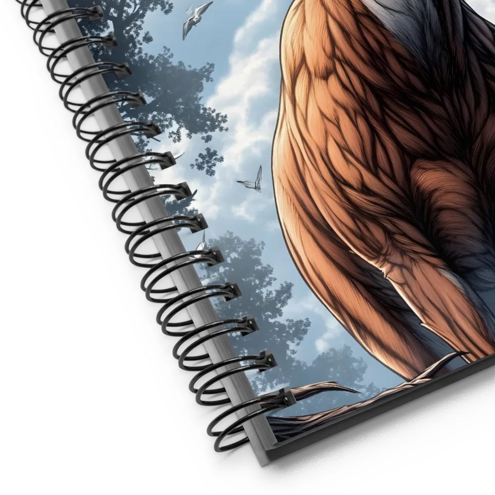 Majestic Serenity: The Deer in Nature | Spiral Notebook