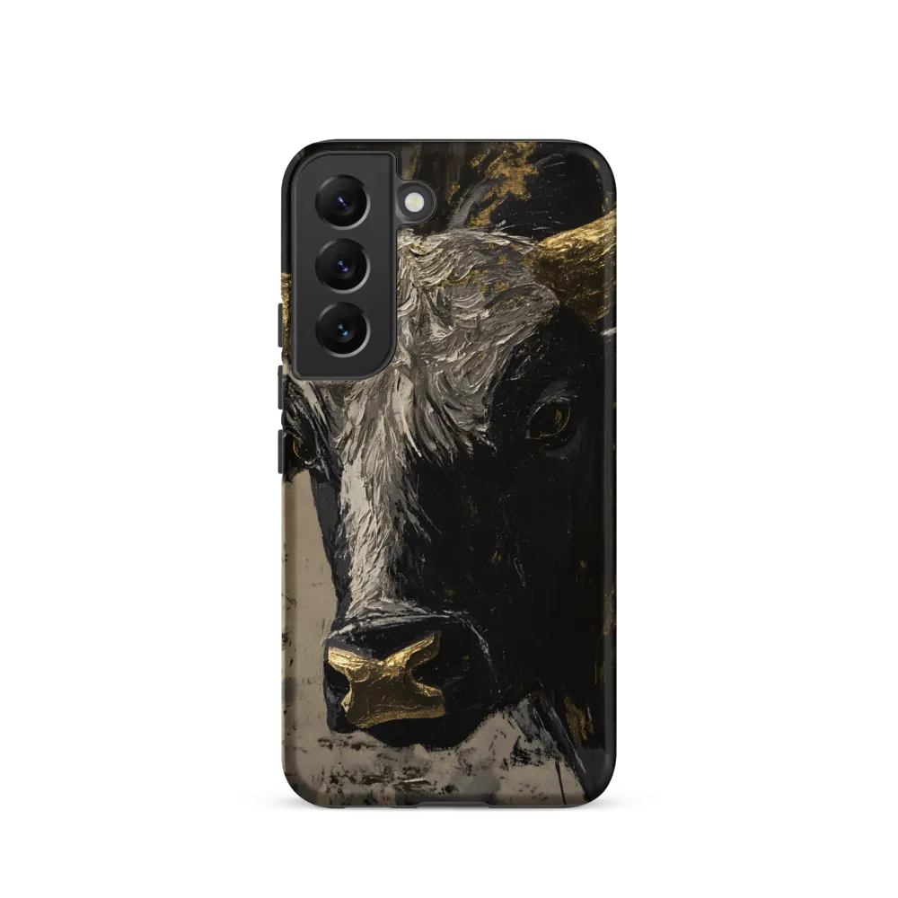 Majestic Bull: The Power in Black and Gold