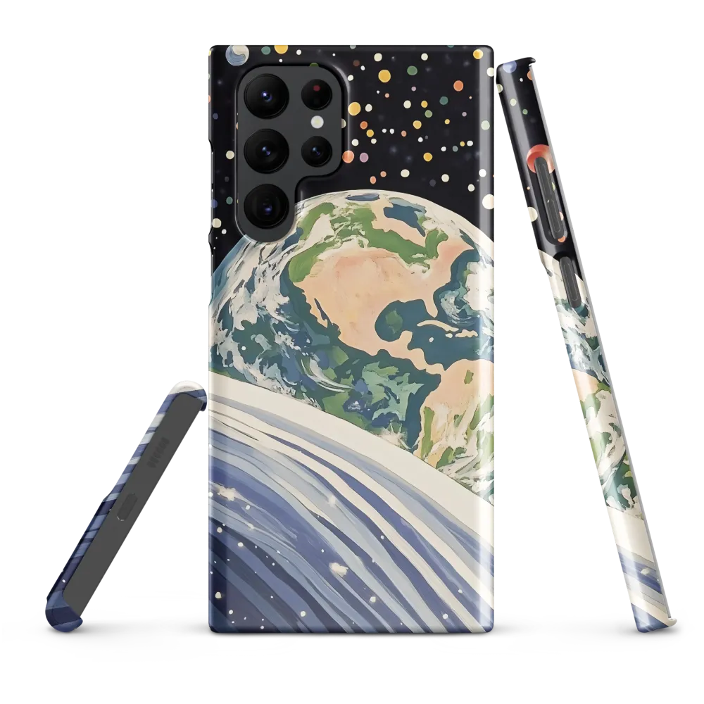 Celestial View: A Surreal Journey Through Space