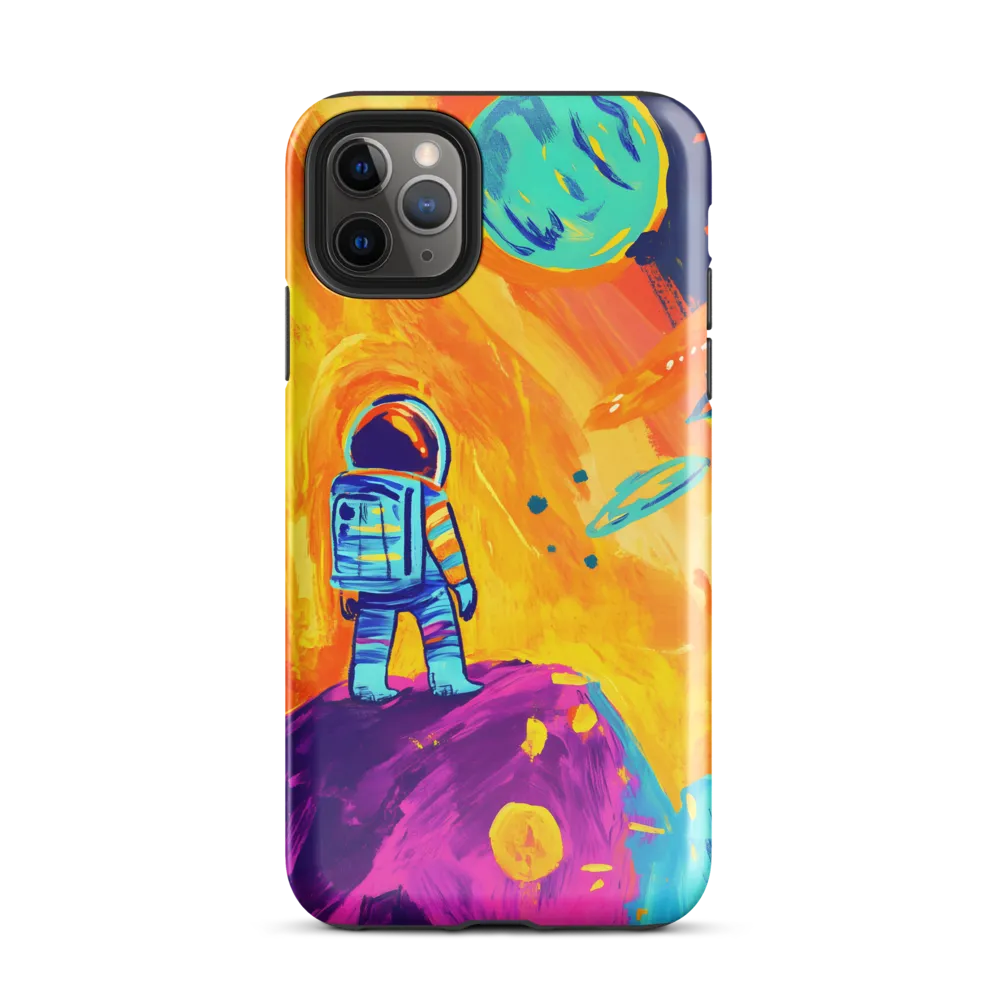 Celestial Dreams: The Astronaut's Journey | Phone Case |  11 Pro Max | Tough Case | Glossy