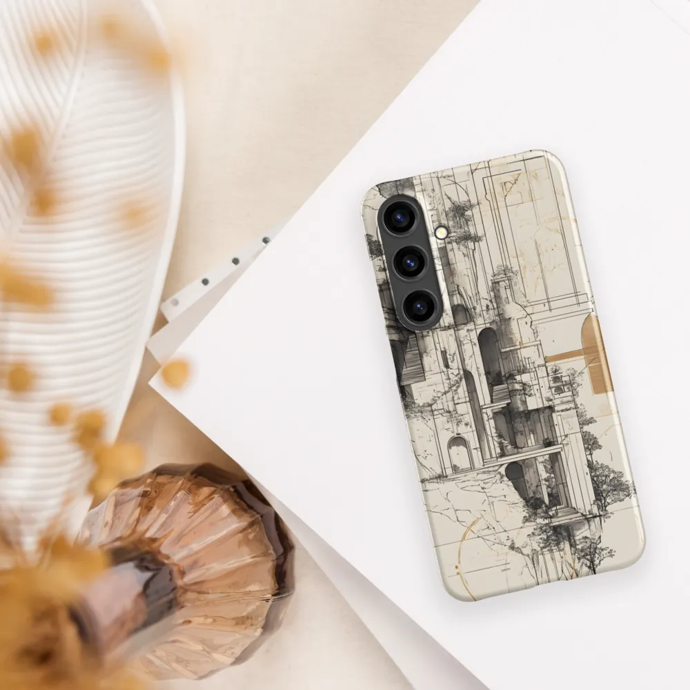 Ethereal Architectures | Phone Case |  S24 Plus | Snap Case | Matte
