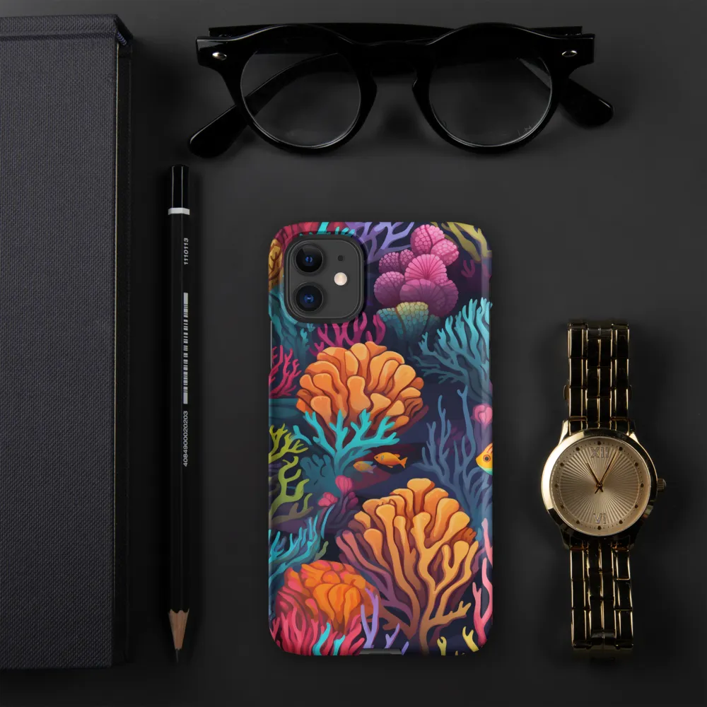 Underwater Harmony: A Coral Reef Wonderland | Phone Case |  11 | Snap Case | Matte