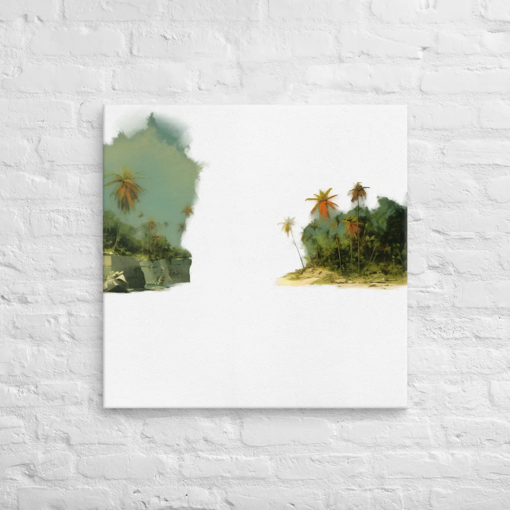 Tropical Tranquility | Canvas | 28″×28″