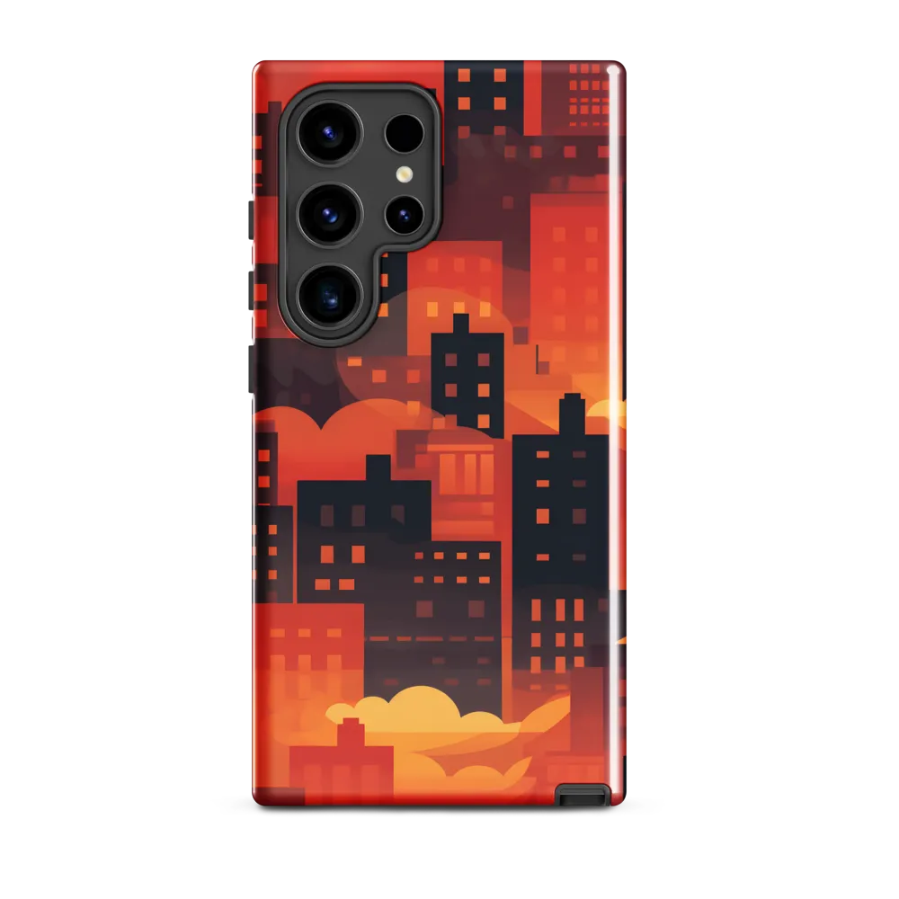 Radiance of the Urban Horizon | Phone Case |  S24 Ultra | Tough Case | Glossy