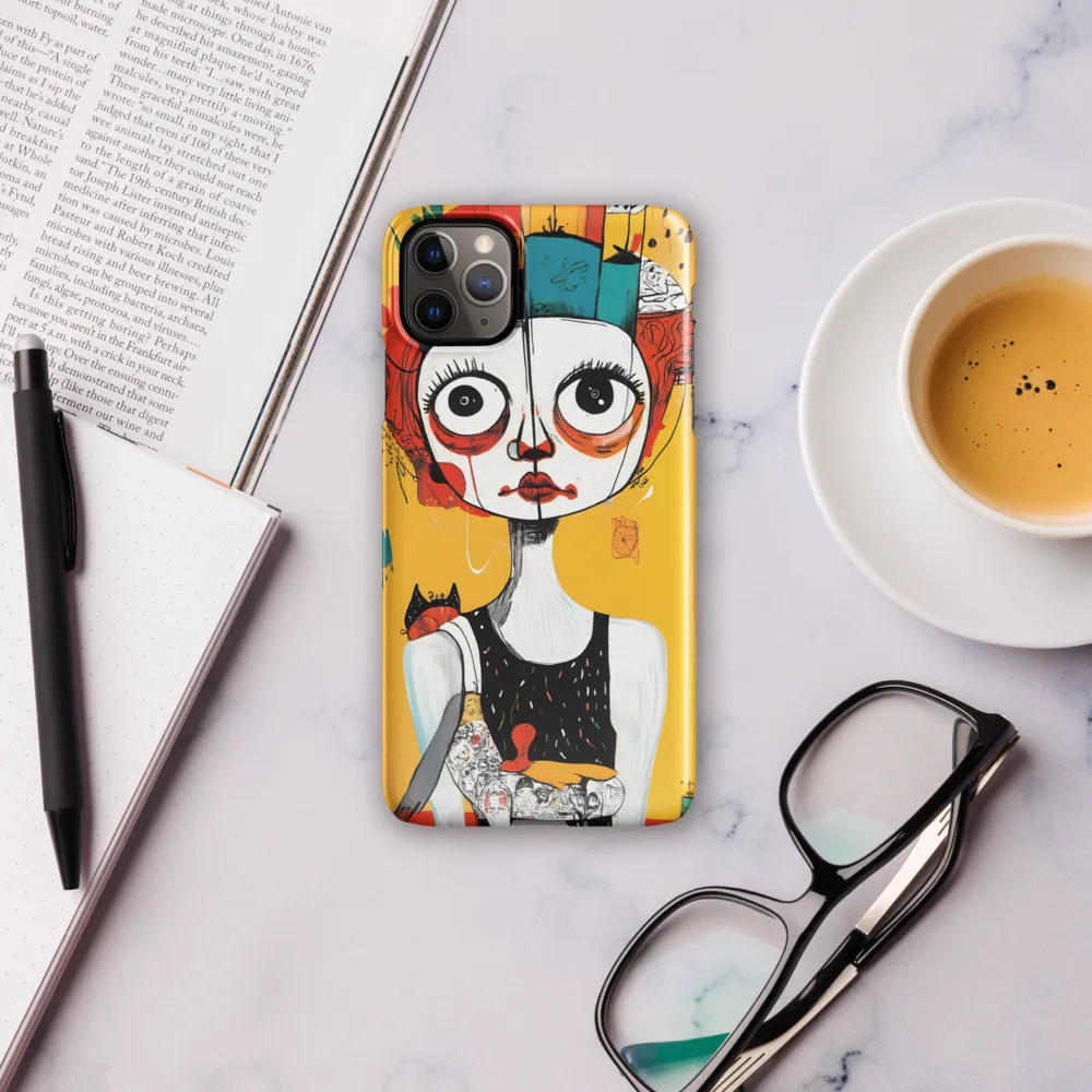 Whimsical Reflections: A Surreal Portrait | Phone Case |  11 Pro Max | Snap Case | Glossy