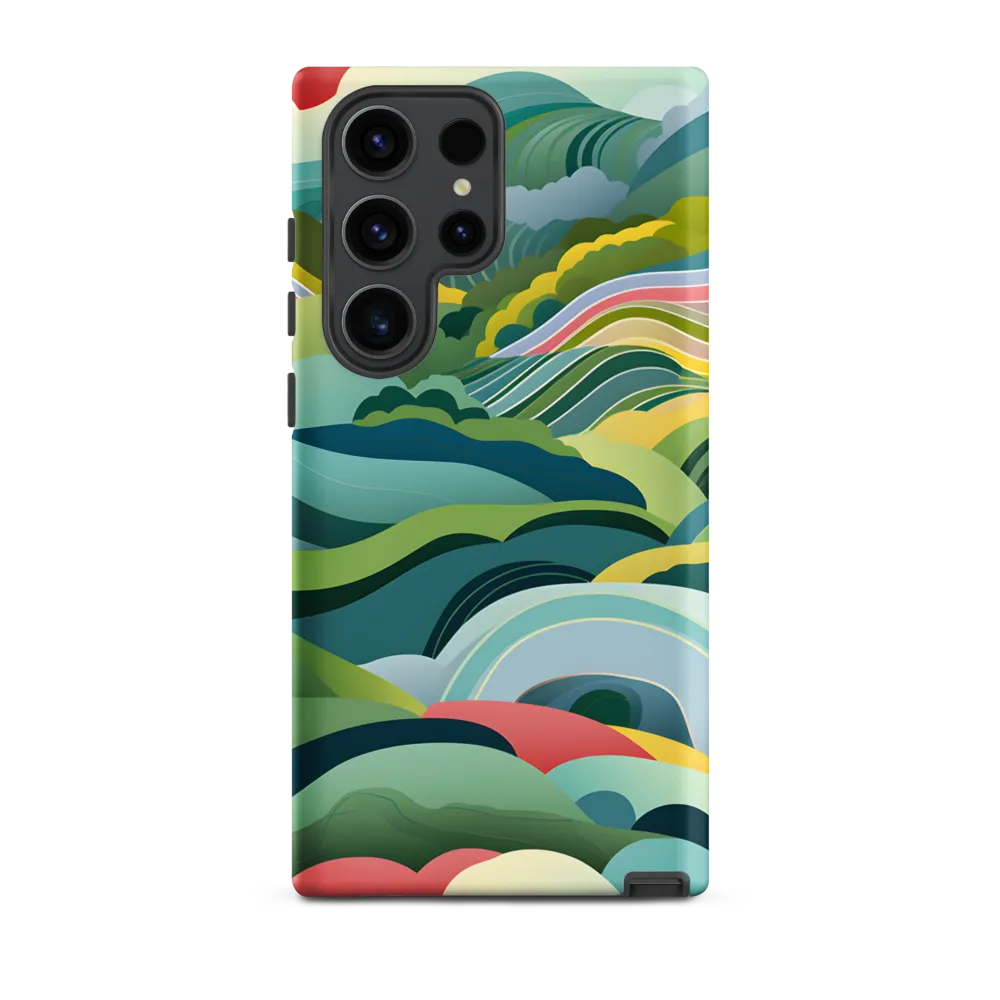 Waves of Serenity | Phone Case |  S23 Ultra | Tough Case | Matte