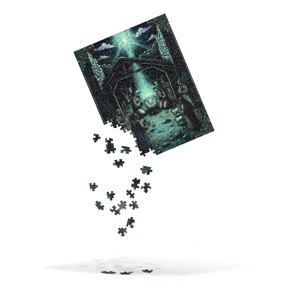 Starlit Nativity 
 Jigsaw Puzzle
