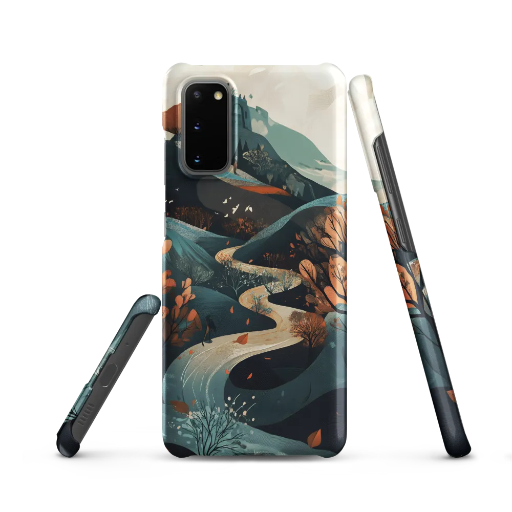 Whispers of Autumn: A Serene Journey | Phone Case |  S20 | Snap Case | Matte