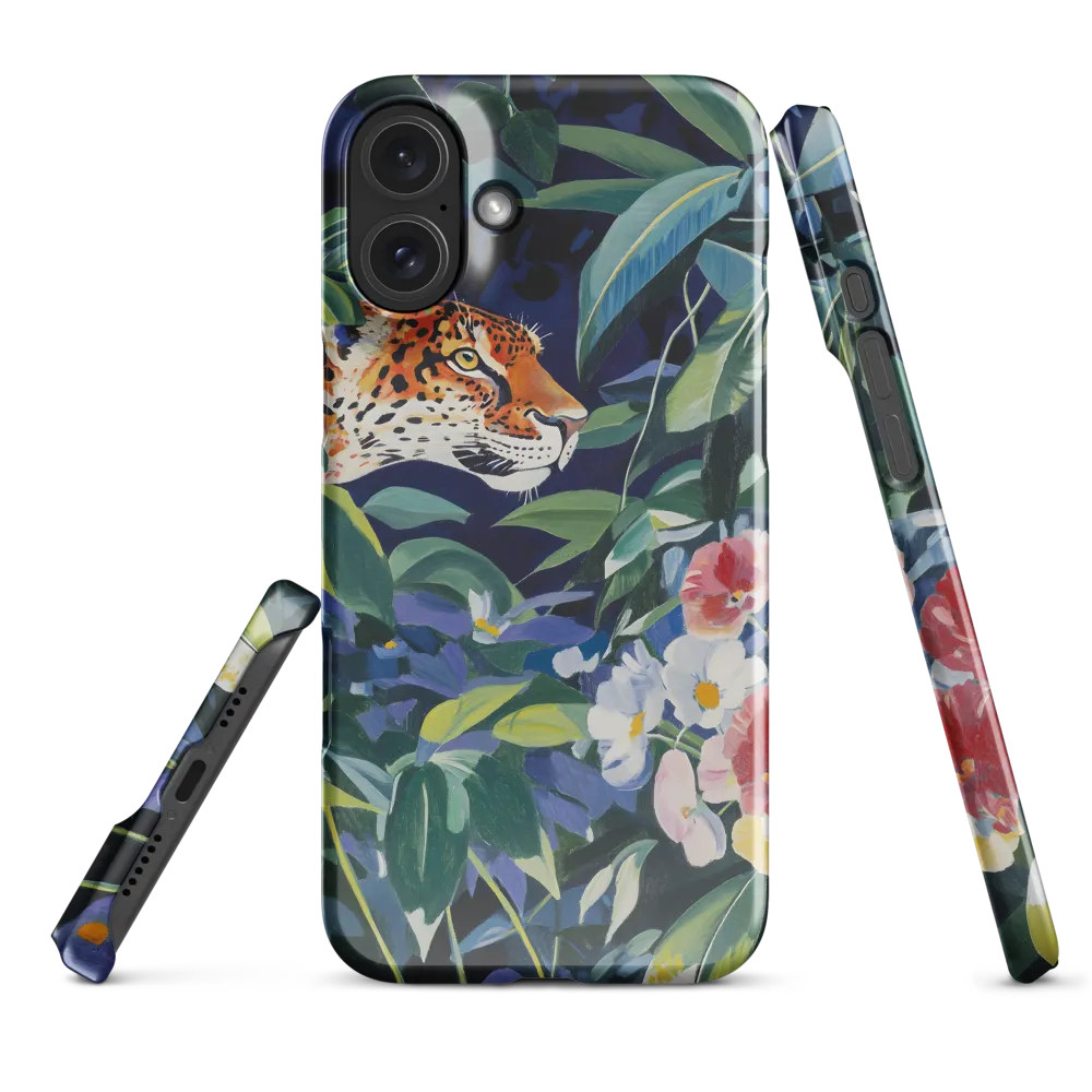 Hidden Majesty: The Jaguar Amongst Tropical Splendor | Phone Case |  16 Plus | Snap Case | Glossy