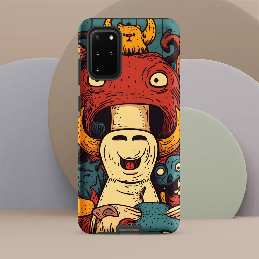 Whimsical Gathering of Creatures | Phone Case |  S20 Plus | Tough Case | Matte