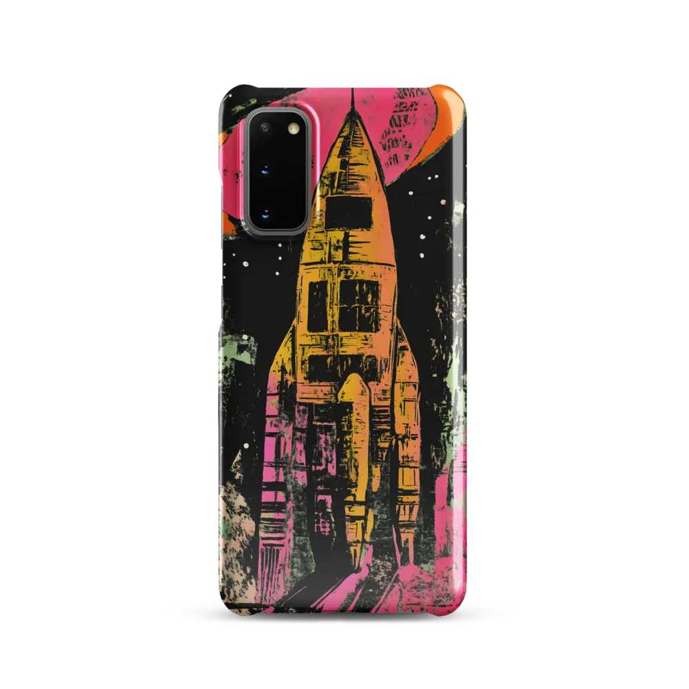 Cosmic Voyage: A Surreal Rocket Adventure