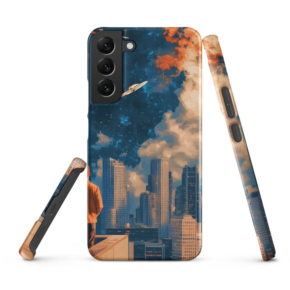 Cosmic Curiosity: A Glimpse into the Future | Phone Case |  S22 Plus | Snap Case | Matte