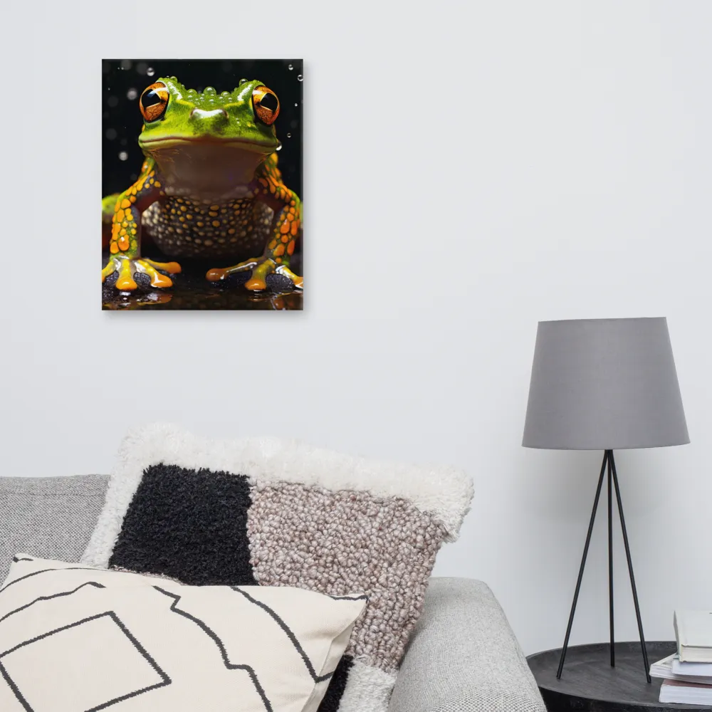 Emerald Elegance: The Frog in Focus