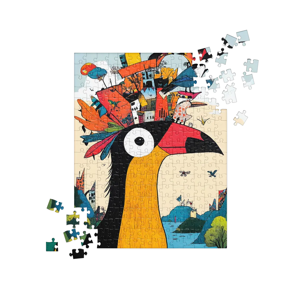 The Whimsical Birdscape | Jigsaw Puzzle | 252/520 pieces