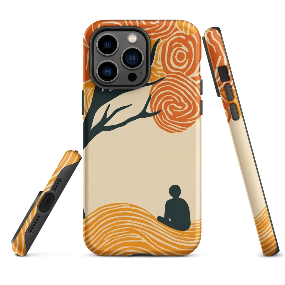 Silent Reflections under Swirling Leaves