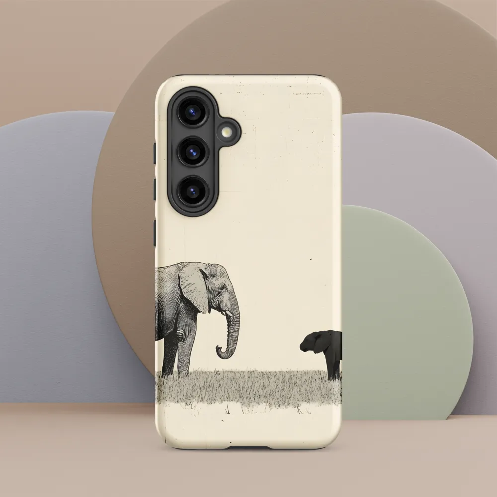 Contrasting Companions | Phone Case |  S24 | Tough Case | Matte